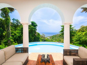 Spectacular Hilltop Rental For 2 W- Private Beach, Mountain Sea Views,